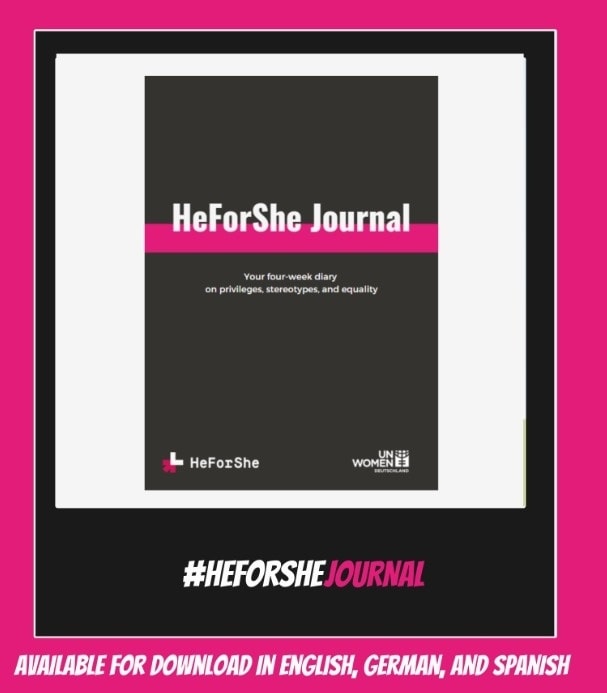 #HeForShe Journal: Reflect on Gender Roles